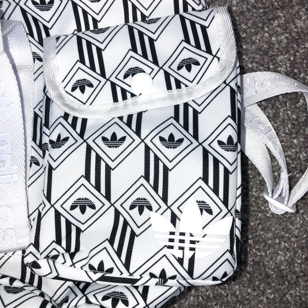 Adidas Women's Originals Utility Mini Backpack Girls Monogram Bags White LP6173 - Picture 13 of 15